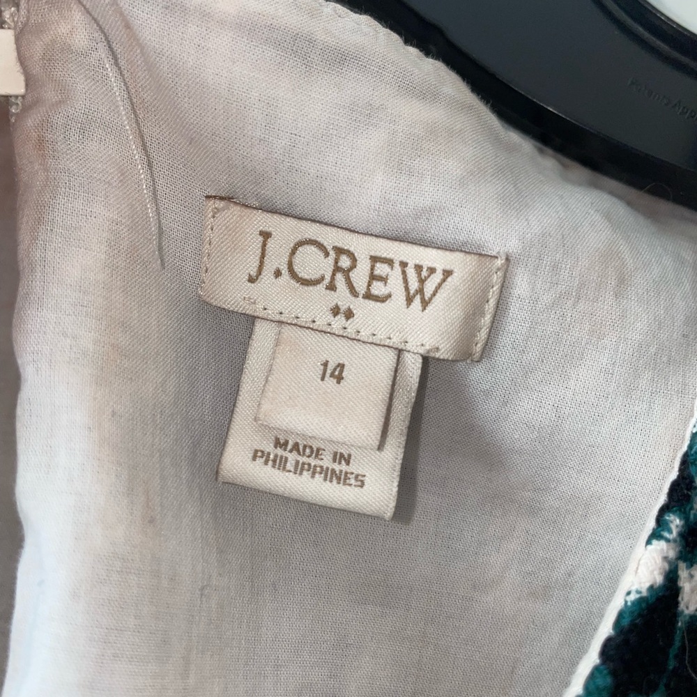 J. Crew Factory Leopard Print Dress (Size 14) - Picture 4 of 4